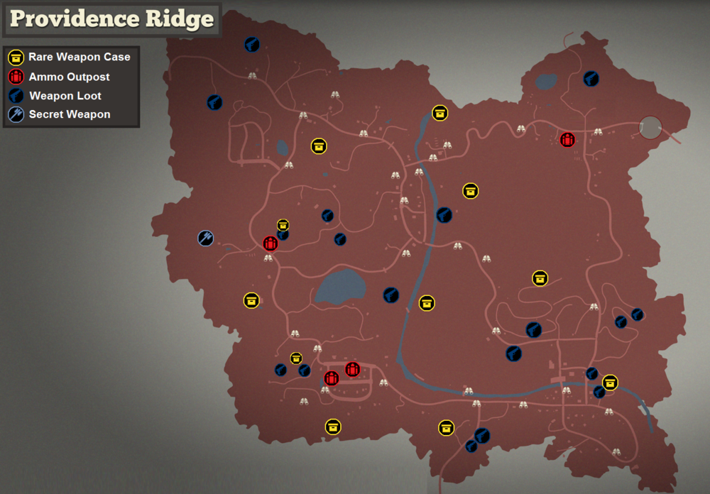 Providence Ridge Rare Loot Map Locations